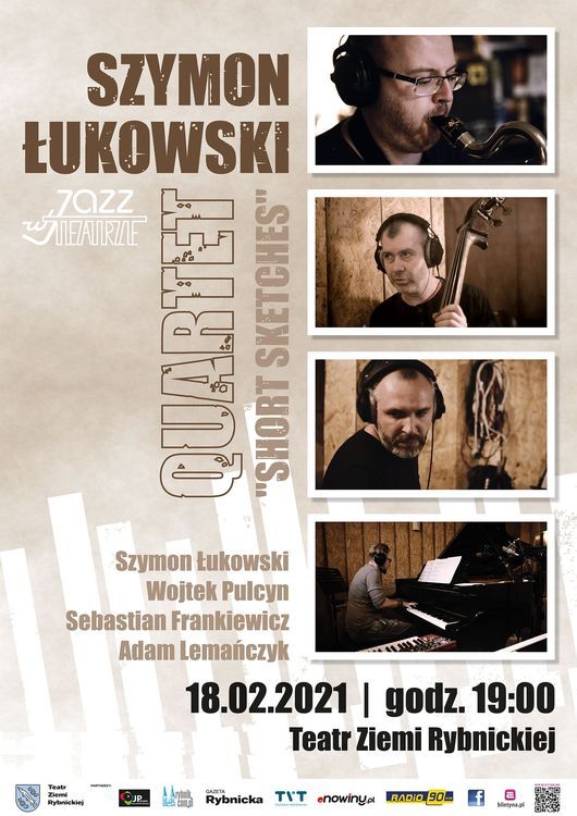 Jazz w Teatrze: wystąpi Szymon Łukowski Quartet, 