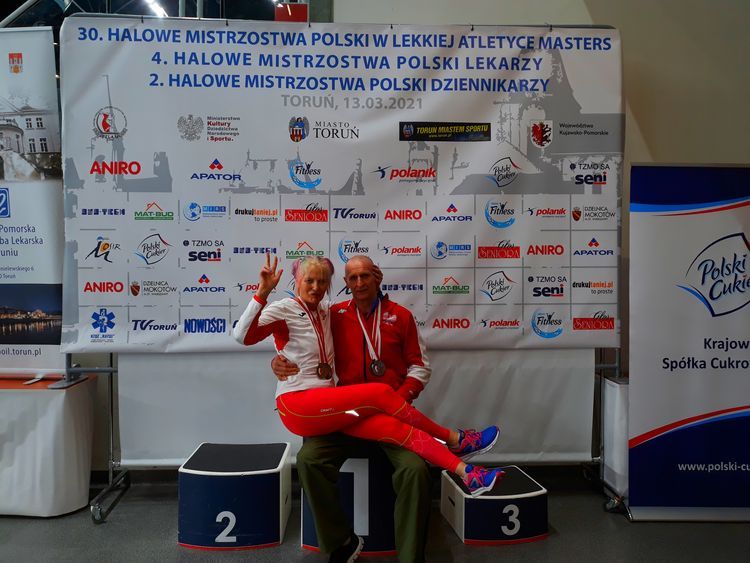Lekkoatletyka: rybnickie małżeństwo z medalami mistrzostw Polski w kategorii masters, Materiały prasowe