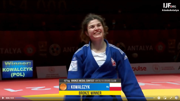 Grand Slam w judo: Julia Kowalczyk na podium w Antalyi, Materiały prasowe