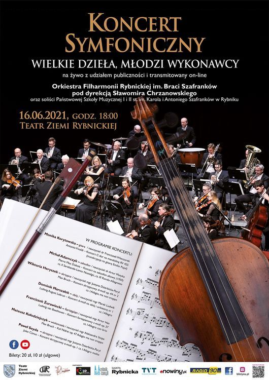 „Wielkie dzieła, młodzi wykonawcy” - koncert dyplomantów szkoły muzycznej w Rybniku, 