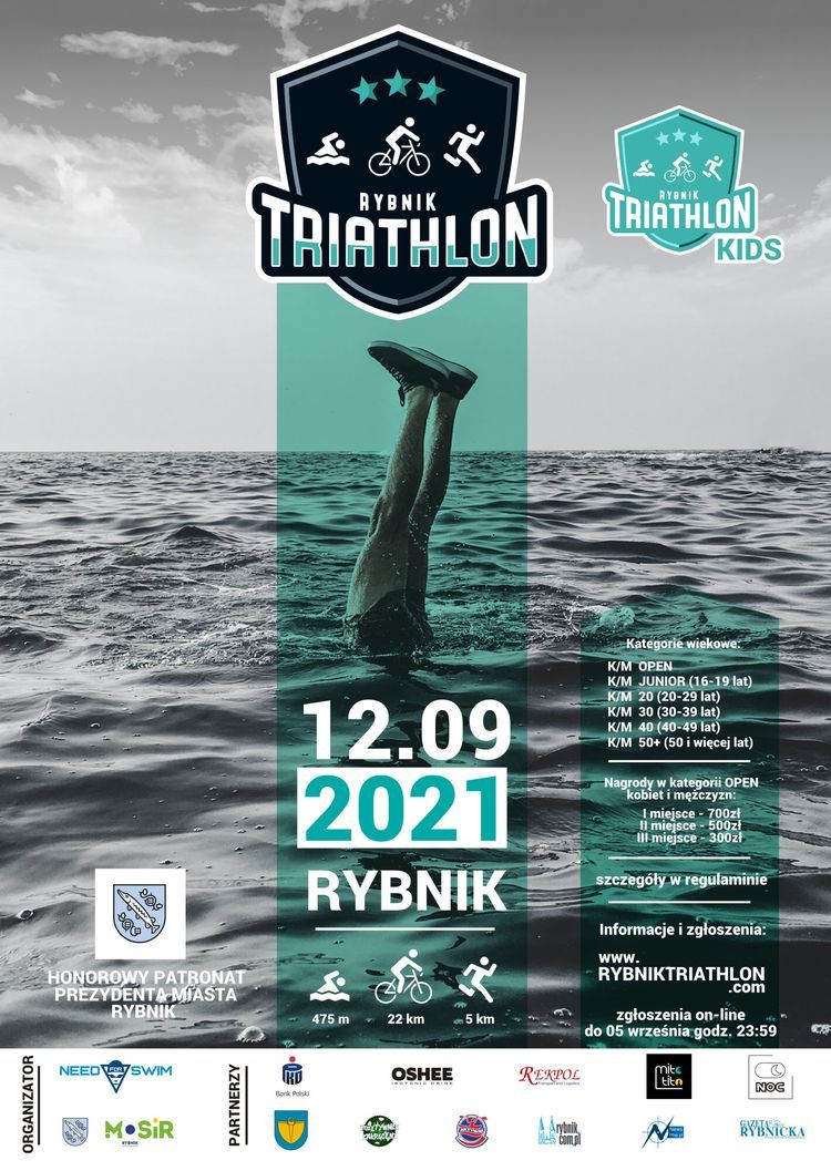 Rybnik Triathlon 2021 - zaproszenie, 