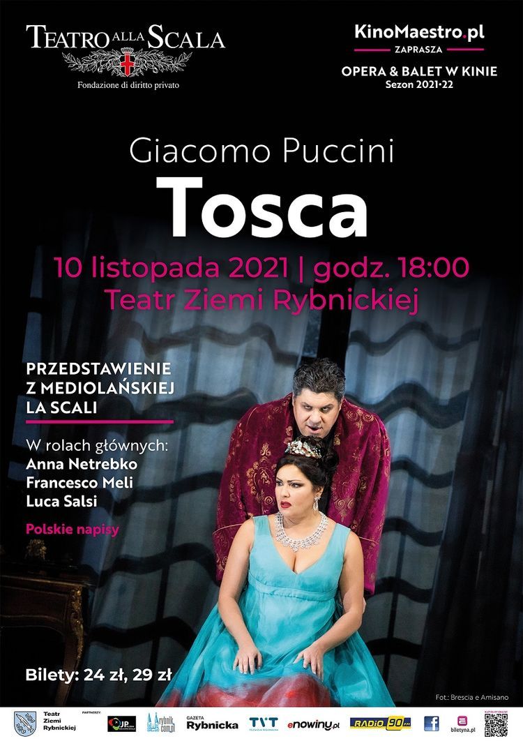 Opera & Balet w Kinie. Giacomo Puccini „Tosca” - spektakl z Teatro alla Scala, 