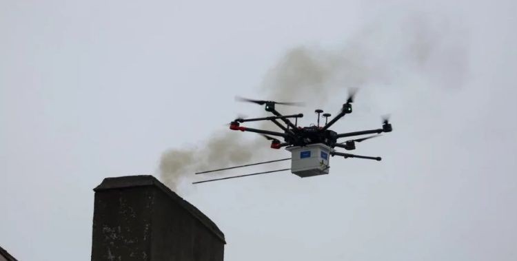 Antysmogowy dron będzie sprawdzał, gdzie się kopci w Rybniku, UM Katowice