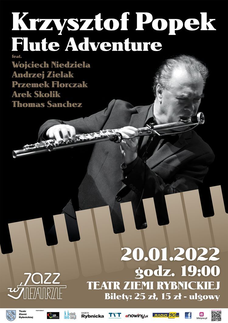 Jazz w Teatrze. Wystąpi Krzysztof Popek Flute Adventure, 