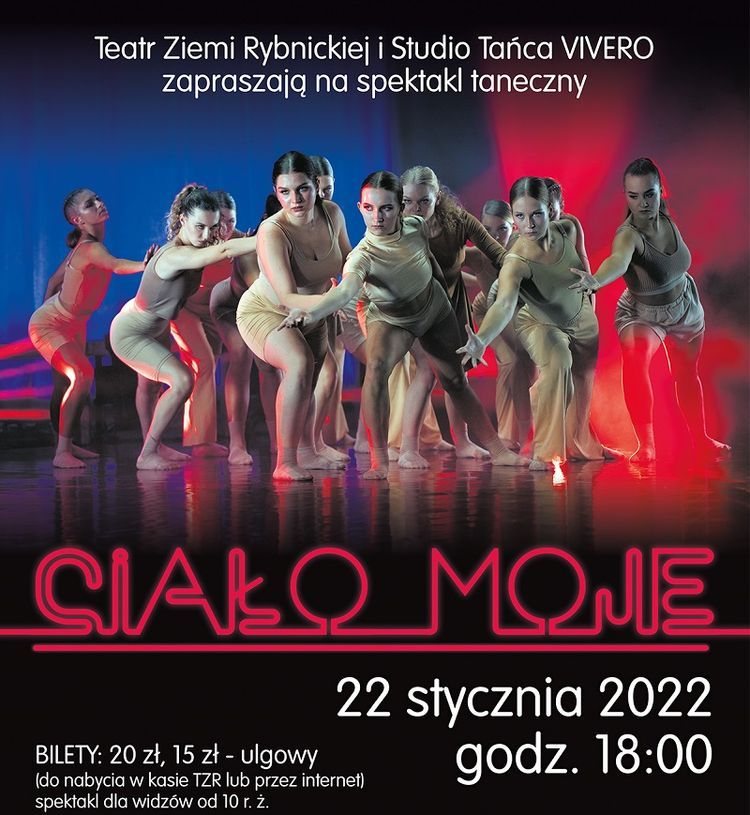 TZR: „Ciało moje” - spektakl taneczny Studia Tańca Vivero, Materiały prasowe