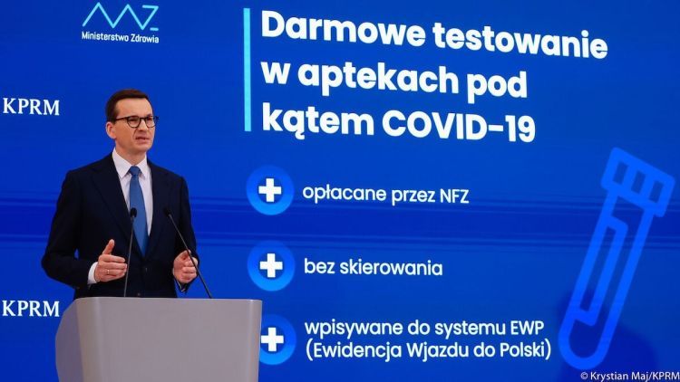 Mateusz Morawiecki ogłasza krótszą kwarantannę, facebook/kancelaria premiera