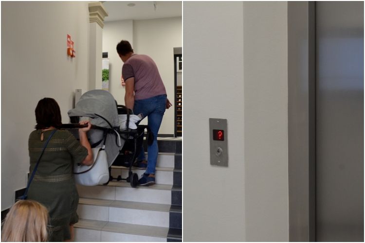 Edukatorium otwarte, winda dla gości zamknięta. „Niepełnosprawny musiał podciągać się na schodach”, Wioletta Klytta-Gańczorz