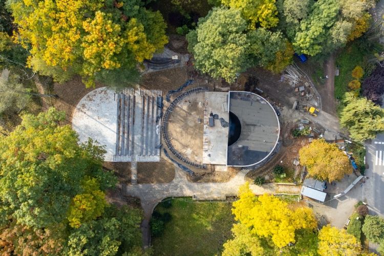 Przebudowa Parku Czempiela na finiszu. Tak wygląda nowy amfiteatr (zdjęcia), M.Koczy/UM Rybnik