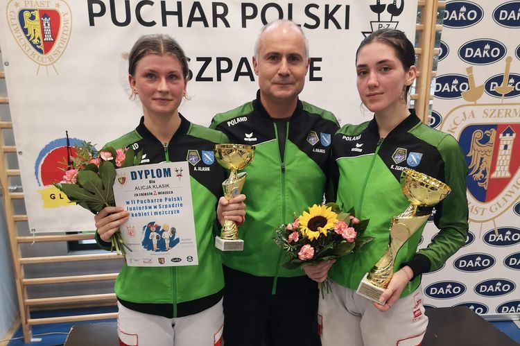 II Puchar Polski juniorów w szpadzie: Alicja Klasik i Kinga Zgryźniak spotkały się w finale, Materiały prasowe
