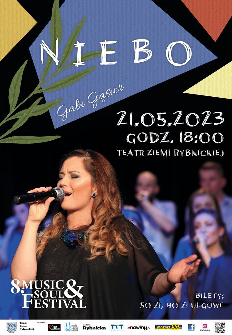 Music & Soul Festival: „Niebo” - Gabi Gąsior. Koncert premierowy płyty w Teatrze Ziemi Rybnickiej, 