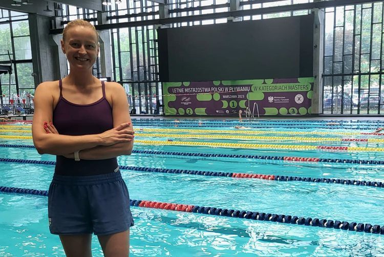 Pływanie: Anna Duda z siedmioma tytułami mistrzyni Polski w kategorii masters, Materiały prasowe