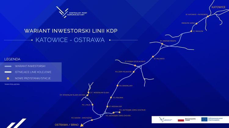 Nowa linia kolejowa przez Śląsk. CPK zdradza szczegóły, materiał partnera