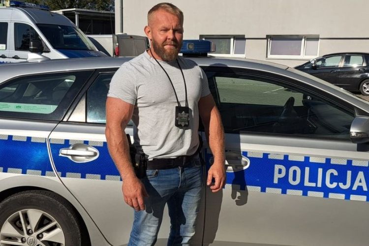 Policjant na wolnym zatrzymał sklepowego złodzieja, KMP Rybnik