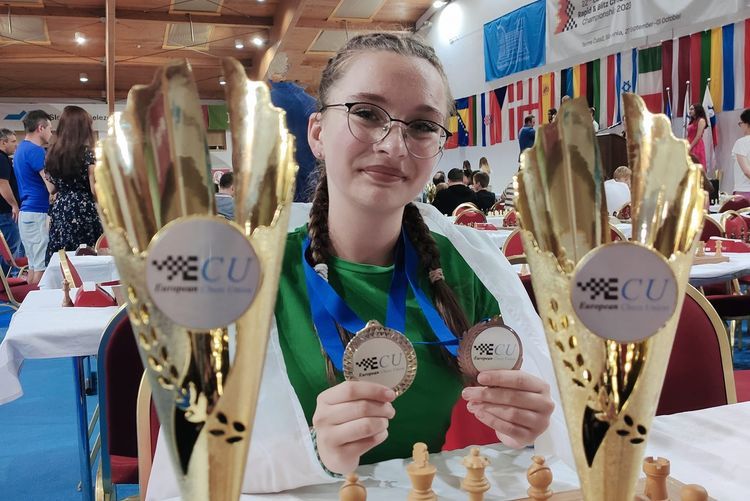 Szachy: dwa medale Karoliny Figi w mistrzostwach Europy juniorów w Słowenii, Materiały prasowe