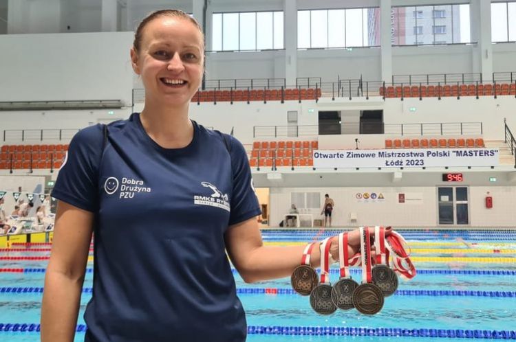 Pływanie: Anna Duda mistrzynią Polski w kategorii masters, Materiały prasowe