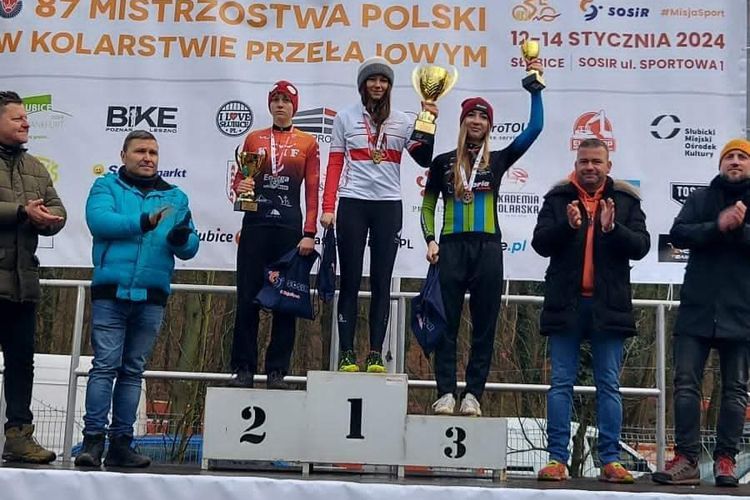 GK Viktoria Rybnik: Emilia Bindacz na podium mistrzostw Polski w kolarstwie przełajowym, Materiały prasowe