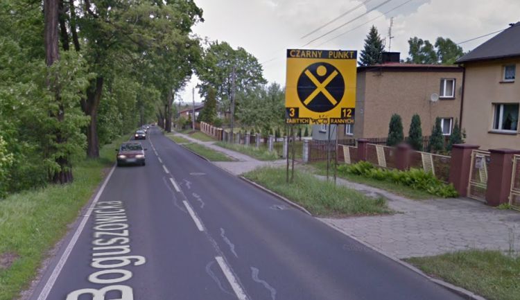 Czytelnik: kierowcy traktują Boguszowicką jak OS rajdu WRC. Postuluje postawienie tam odcinkowego pomiaru prędkości, Google Street View