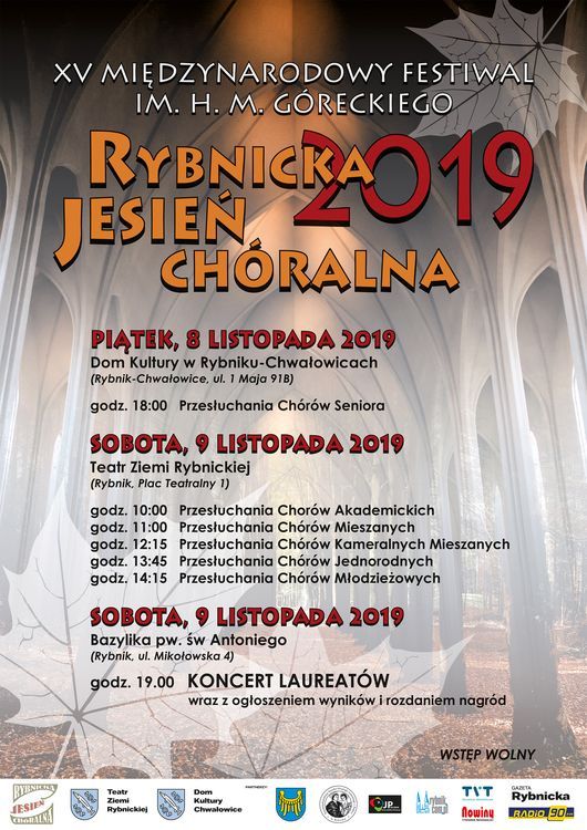 XV Międzynarodowy Festiwal Rybnicka Jesień Chóralna, 