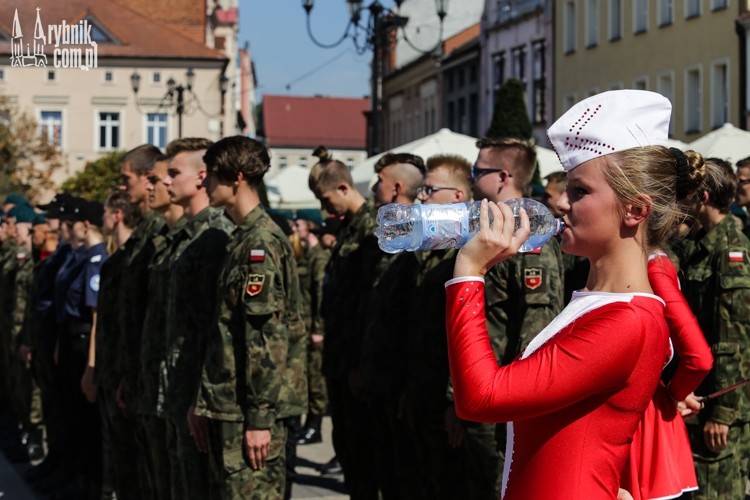 Żołnierze świętowali na rybnickim rynku, Dominik Gajda