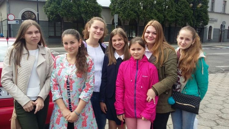 Młodzież z Ukrainy odwiedziła rybnickich licealistów, Materiały prasowe