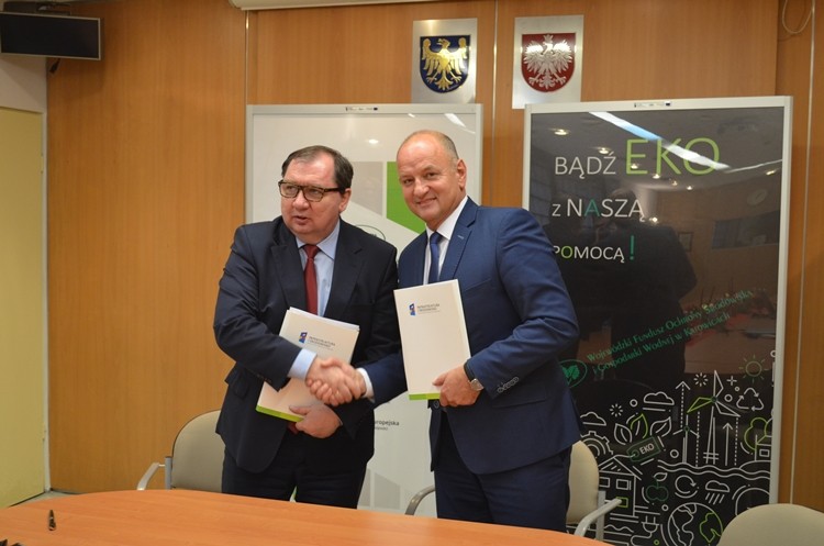 Podpisanie umów ws. dystrybucji ciepła i chłodu na terenie województwa śląskiego, WFOŚiGW w Katowicach