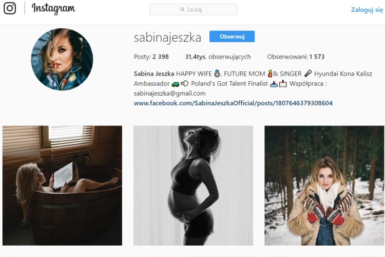 Dzień Kobiet: te rybniczanki „rządzą” w sieci!, Sabina Jeszka –  16 262 fanów na Facebooku i 31 400 na Instagramie