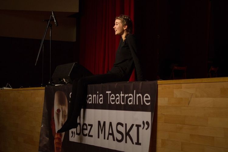 Grupa teatralna z G17 wystąpiła na VIII edycji przeglądu „bez MASKI”, Mateusz Pawela