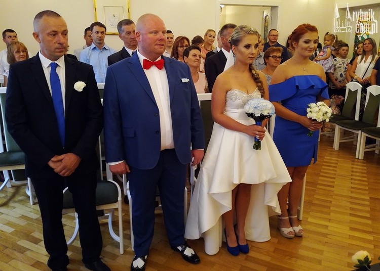 Ślub na Dni Rybnika. Ceremonię prowadził prezydent Kuczera, Bartłomiej Furmanowicz