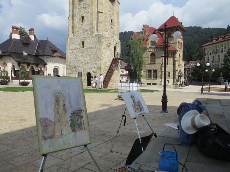 Członkowie Pracowni GiR-a wzięli udział w plenerze artystycznym w Rumunii, MDK w Rybniku