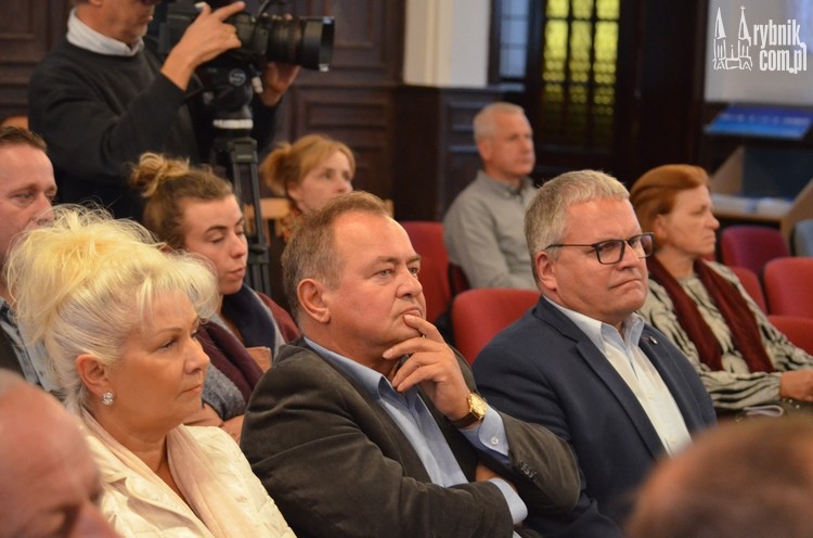 Debata kandydatów na prezydenta Rybnika. Zdjęcia, Wacław Wrana