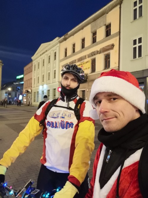 Mikołaje na rowerach opanowali rynek, Bartłomiej Furmanowicz