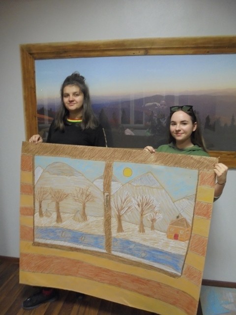 Młodzież wzięła udział w zimowisku artystycznym w Rabce, MDK