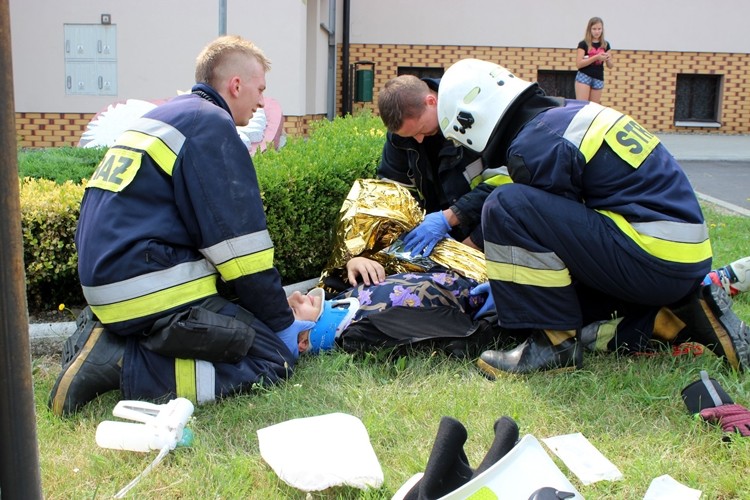 Wypadek, pożar, uwięzione zwierzę – manewry strażaków w Jankowicach, Rafał Putko/OSP Jankowice