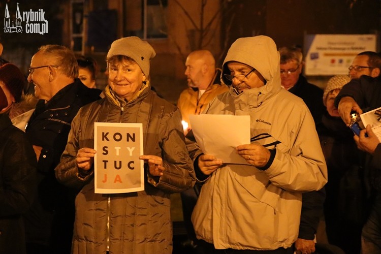 „Dziś sędziowie- jutro TY!”. Protest przed sądem w Rybniku, Bartłomiej Furmanowicz