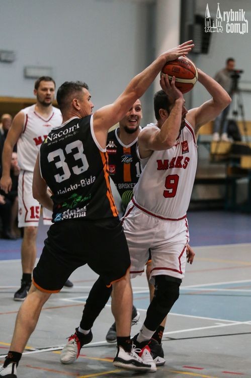 MKKS Rybnik - Basket Hills Bielsko-Biała 69:79, Dominik Gajda
