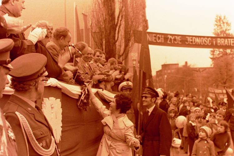Niech się święci 1 Maja! Zdjęcia pochodu pierwszomajowego w Rybniku z lat 70, Wiesław Przeorski