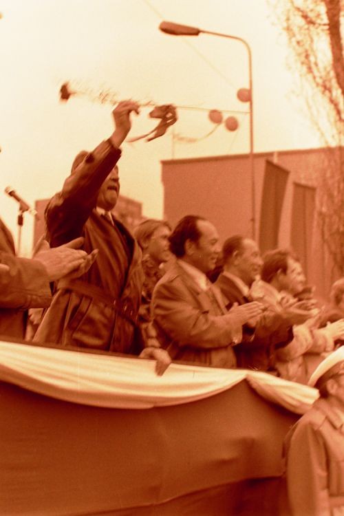 Niech się święci 1 Maja! Zdjęcia pochodu pierwszomajowego w Rybniku z lat 70, Wiesław Przeorski