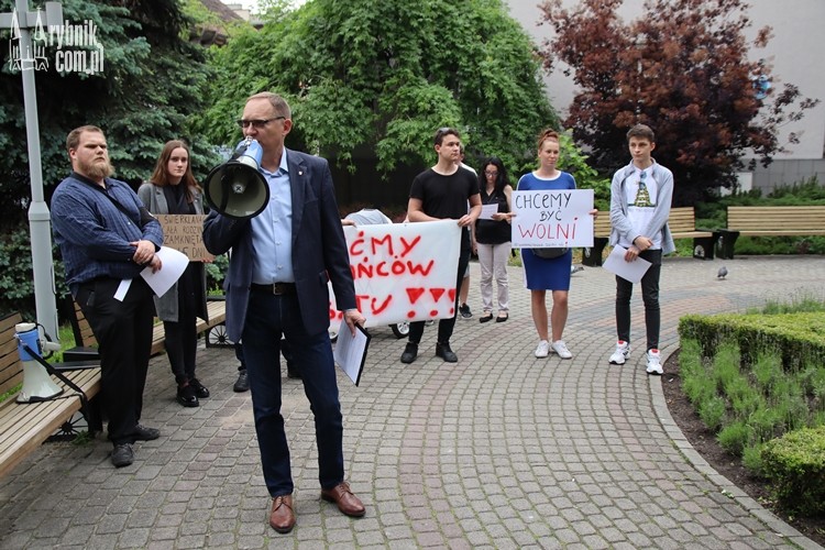 Pikieta w Rybniku: „wypuśćmy mieszkańców z aresztu!”, Bartłomiej Furmanowicz