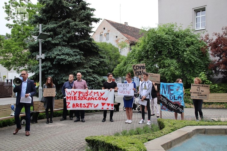 Pikieta w Rybniku: „wypuśćmy mieszkańców z aresztu!”, Bartłomiej Furmanowicz