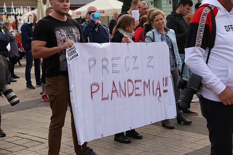 Stop PLANdemii. Protest antycovidowców na rynku, Daniel Wojaczek
