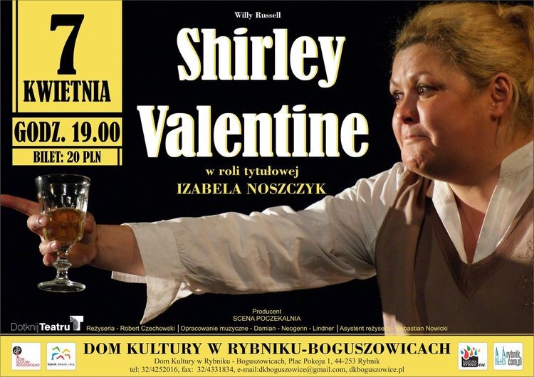 Spektakl teatralny: „Shirley Valentine” w DK Boguszowice, 