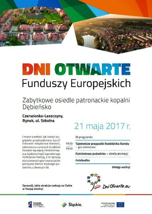 Czerwionka: już w niedzielę Dni Otwarte Funduszy Europejskich, Urząd Gminy i Miasta Czerwionka-Leszczyny
