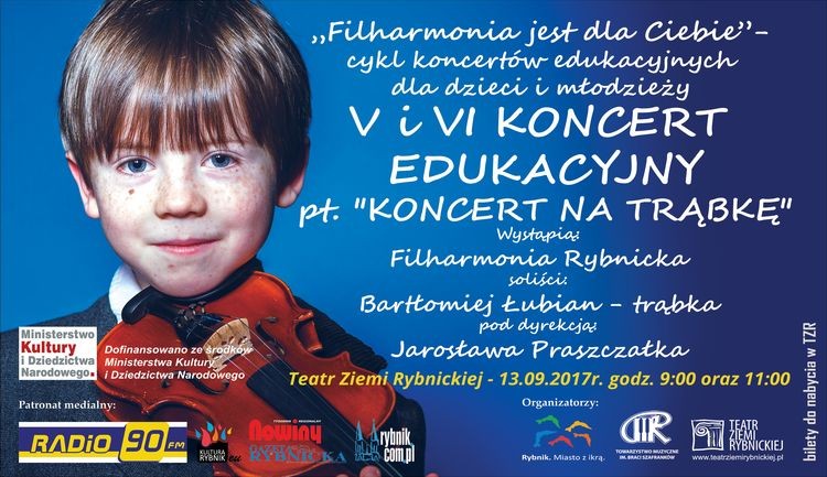 „Filharmonia jest dla Ciebie”: edukacyjny koncert na trąbkę, Materiały prasowe