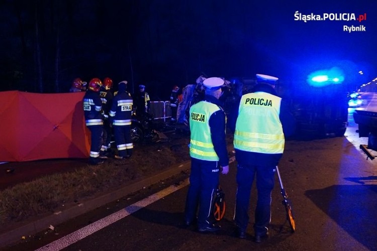 Tragiczny wypadek na Rudzkiej: nowe informacje i zdjęcia, KMP Rybnik