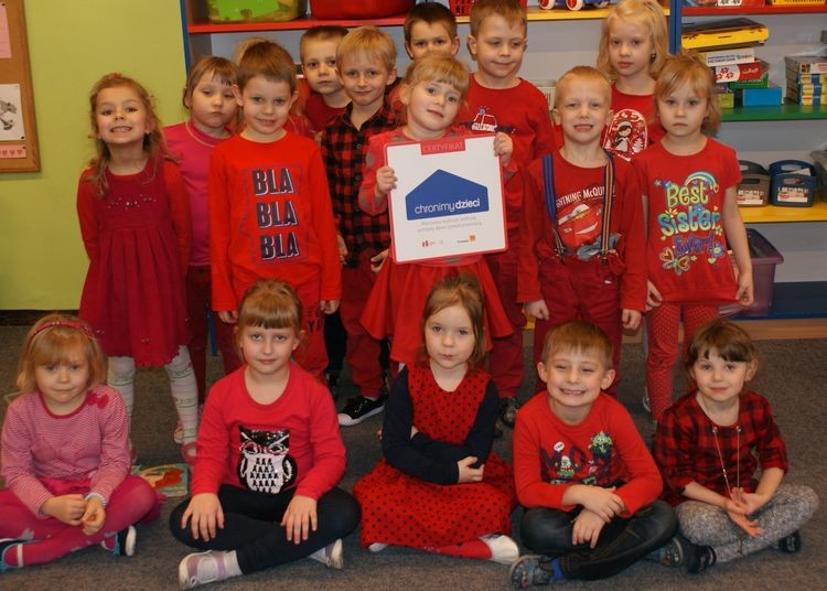 Pierwsze przedszkole w Rybniku uzyskało certyfikat „Chronimy dzieci”, Materiały prasowe