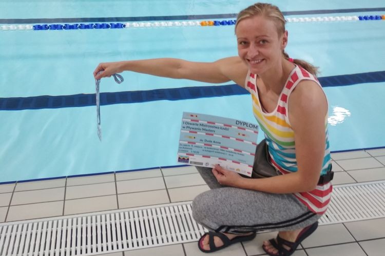Pływanie: Anna Duda w Łódzkiej Zatoce Sportu, Materiały prasowe