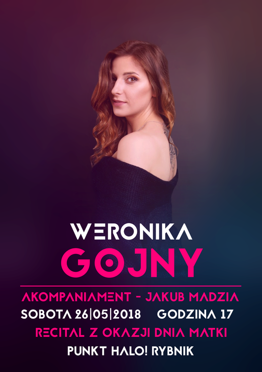 Recital Weroniki Gojny - koncert z okazji Dnia Matki, Materiały prasowe