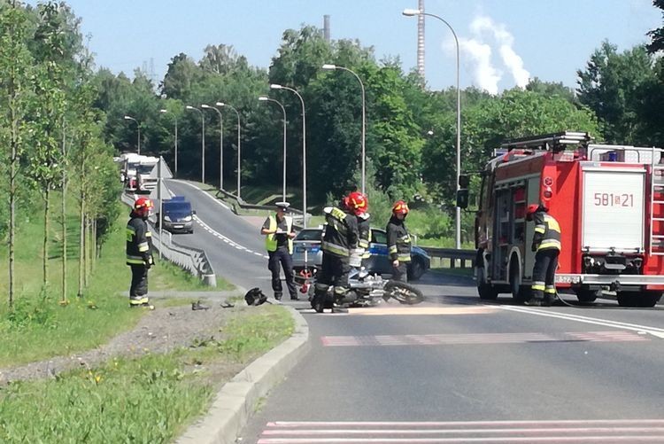 Wypadek motocyklisty. Utrudnienia na ulicy Góreckiego, Marek Fibic