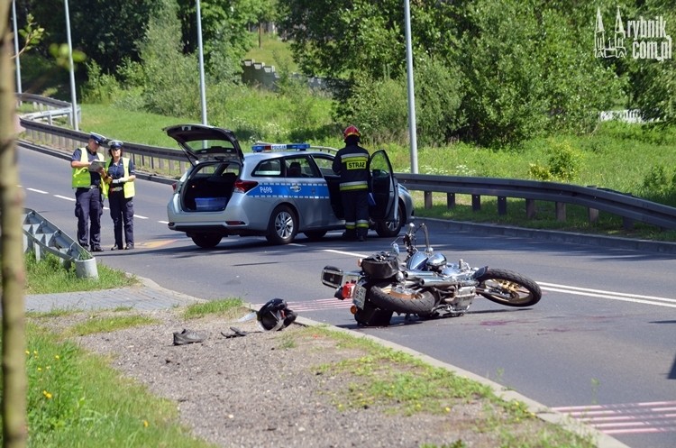 Wypadek motocyklisty. Utrudnienia na ulicy Góreckiego, Marek Fibic