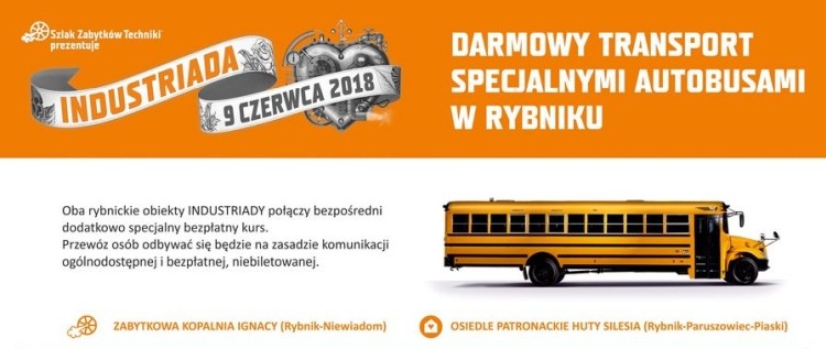 Industriada: specjalne, bezpłatne kursy autobusów!, 
